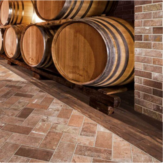 Πλακάκι Rondine 6x25 cm Bristol Red P5-BRE-625 Κόκκινο 